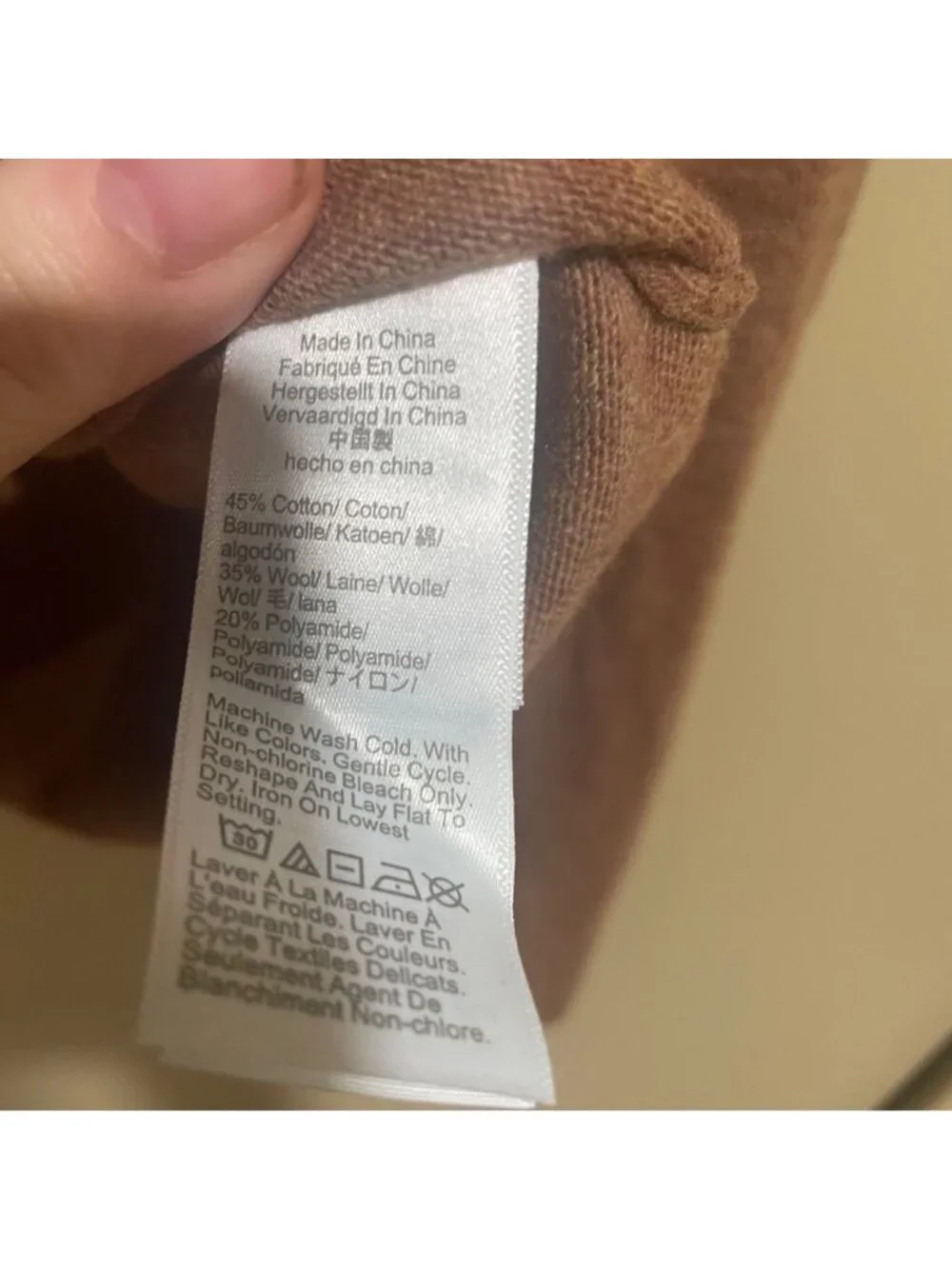 J.crew teddy crewneck sweater